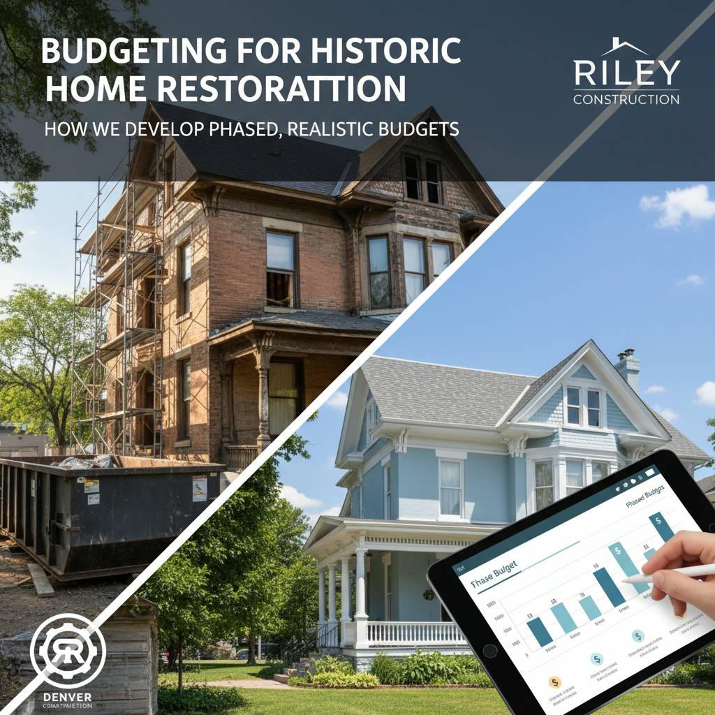 How Riley Riley Construction develops phased, realistic budgets
