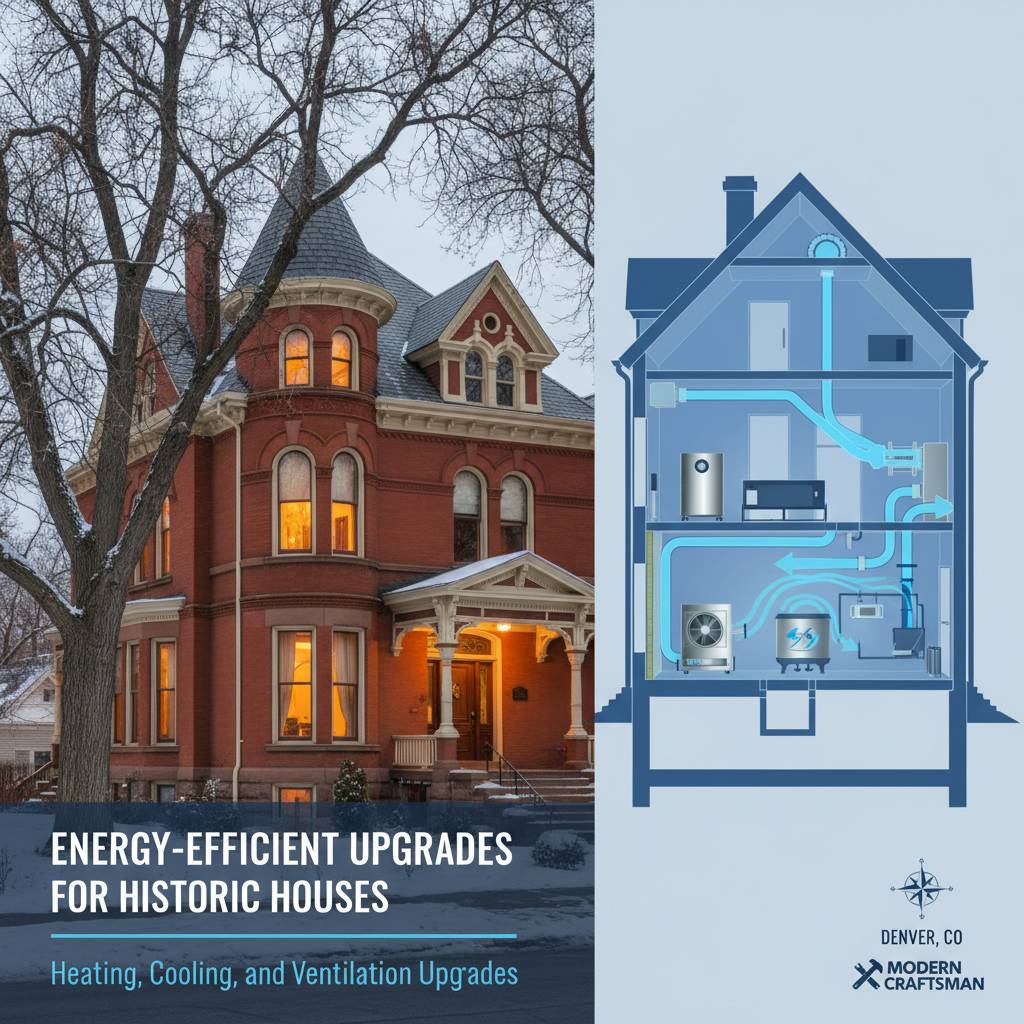 Heating, cooling, and ventilation upgrades