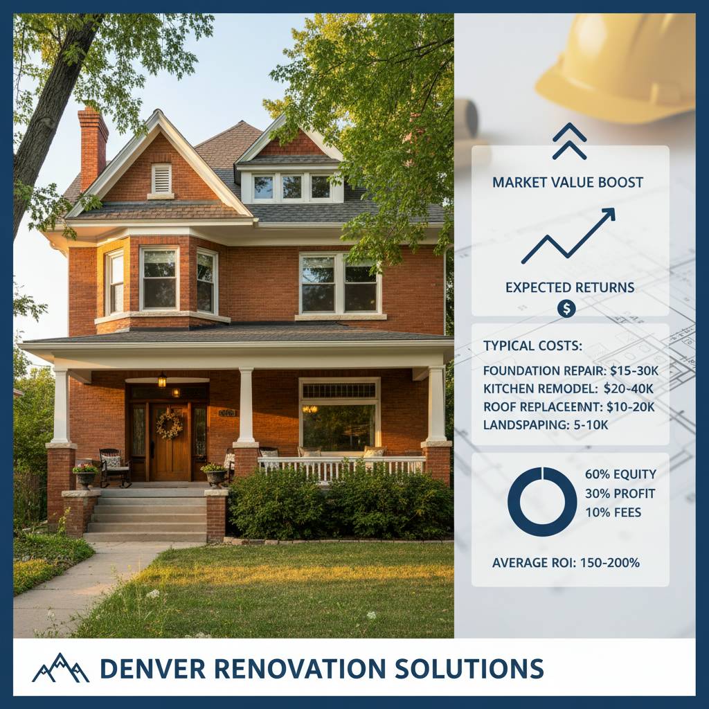 Typical costs and expected returns for historic homes