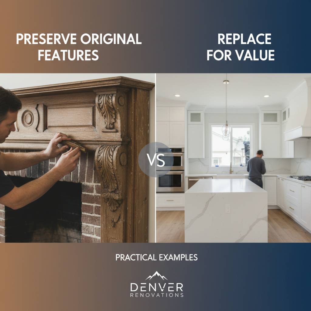 Practical examples: preserve versus replace