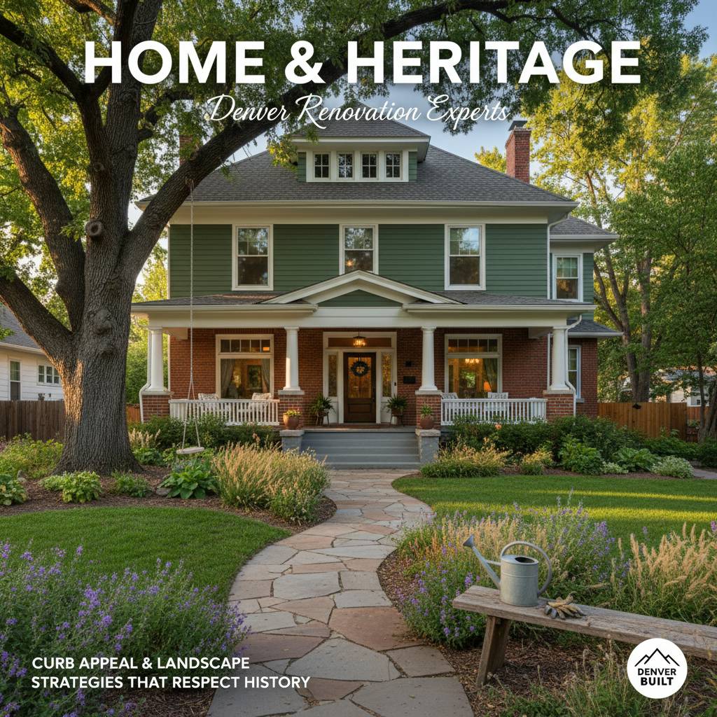 Curb appeal and landscape strategies that respect history